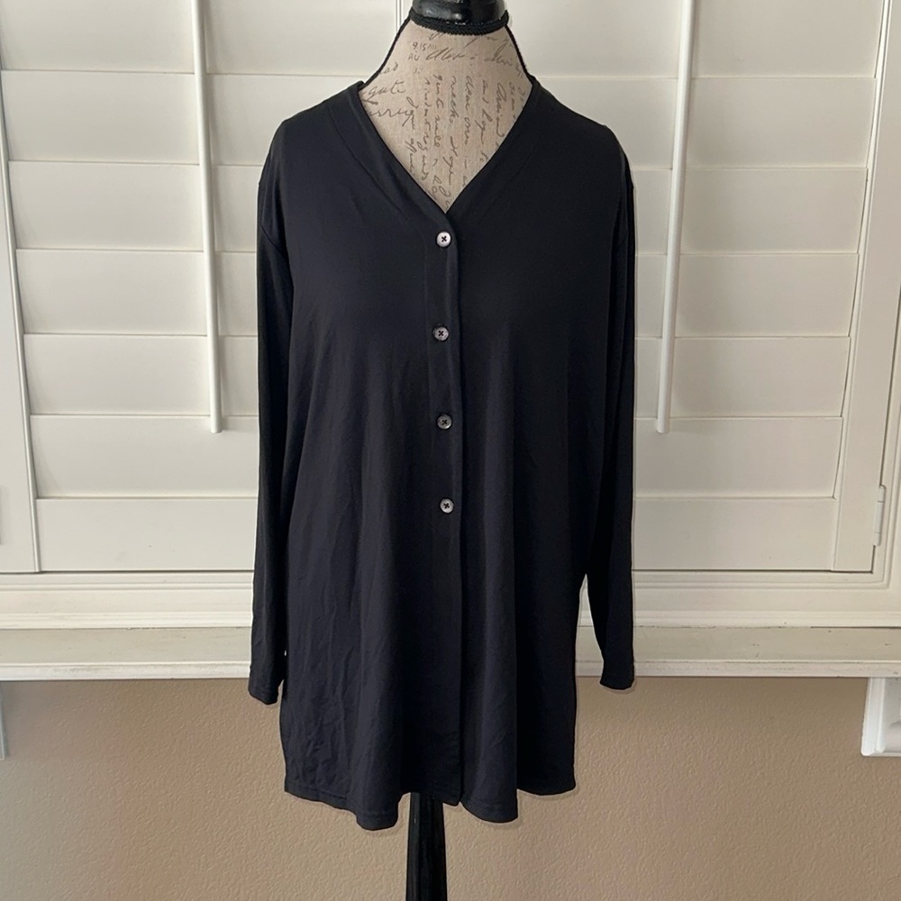 J Jill Woman Button Cardigan Top
